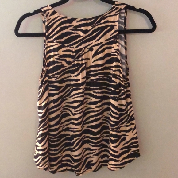 Sparkle & fade flowy top animal print - Picture 3 of 5